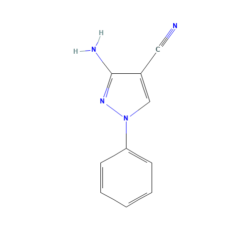 138942-61-7 3-AMINO-1-PHENYL-1H-PYRAZOLE-4-CARBONITRILE chemical structure