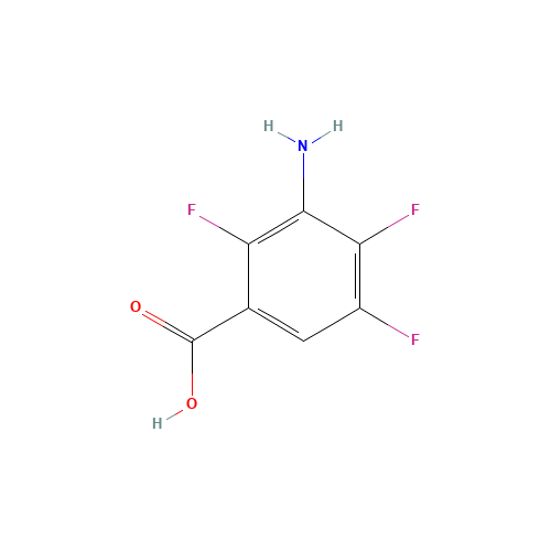 119385-80-7 3-AMINO-2,4,5-TRIFLUOROBENZOIC ACID chemical structure