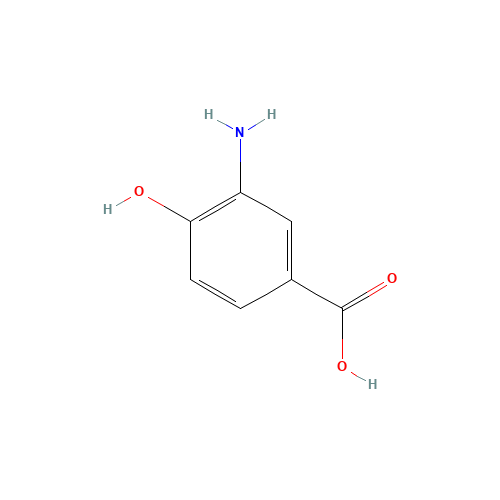1571-72-8 3-Amino-4-hydroxybenzoic acid chemical structure