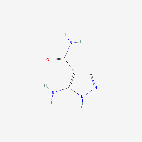 5334-31-6 3-Amino-1H-pyrazole-4-carboxamide chemical structure