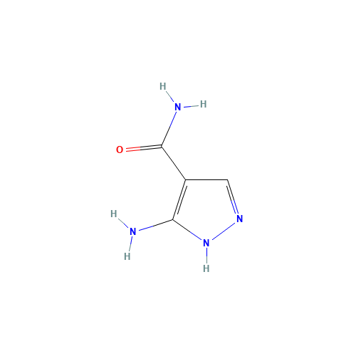 5334-31-6 3-Amino-1H-pyrazole-4-carboxamide chemical structure