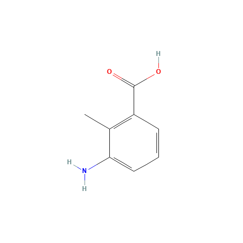 52130-17-3 3-Amino-2-methylbenzoic acid chemical structure