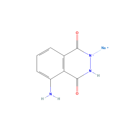 20666-12-0 3-AMINOPHTHALHYDRAZIDE MONOSODIUM SALT chemical structure