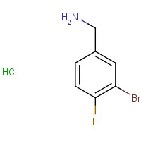 77771-03-0 3-Bromo-4-fluorobenzylamine hydrochloride chemical structure