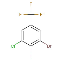 175205-55-7 3-BROMO-5-CHLORO-4-IODOBENZOTRIFLUORIDE chemical structure