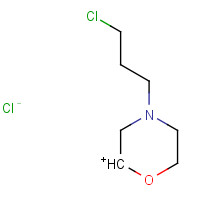 57616-74-7 4-(3-chloropropyl)morpholinium chloride chemical structure