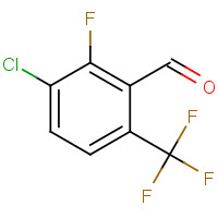 186517-29-3 3-CHLORO-2-FLUORO-6-(TRIFLUOROMETHYL)BENZALDEHYDE chemical structure