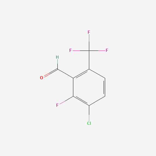 186517-29-3 3-CHLORO-2-FLUORO-6-(TRIFLUOROMETHYL)BENZALDEHYDE chemical structure