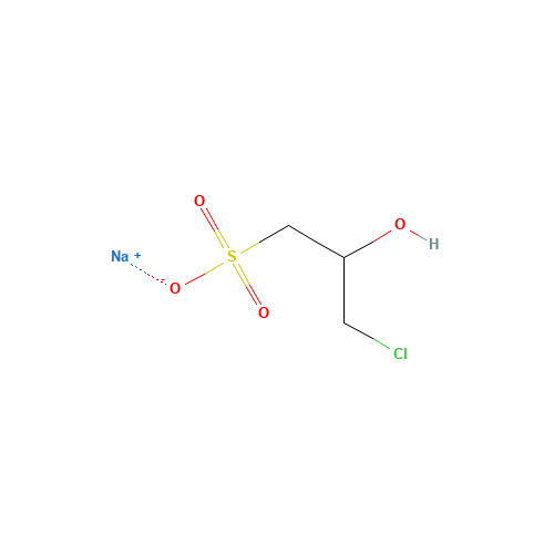 126-83-0 3-CHLORO-2-HYDROXYPROPANESULFONIC ACID SODIUM SALT chemical structure