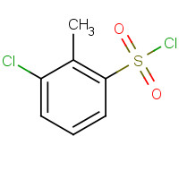 80563-86-6 3-CHLORO-2-METHYLBENZENESULFONYL CHLORIDE chemical structure