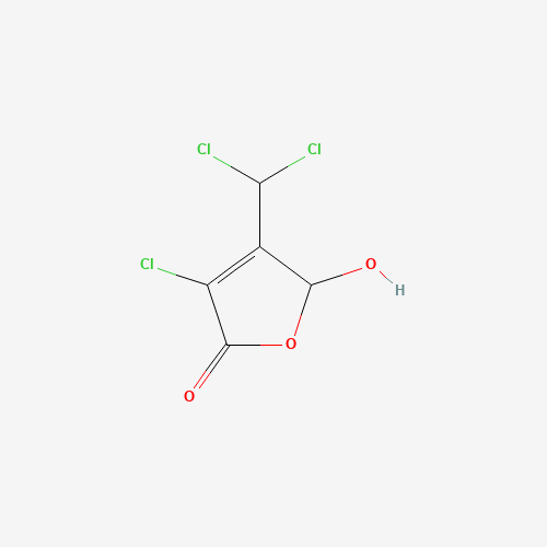 77439-76-0 3-CHLORO-4-(DICHLOROMETHYL)-5-HYDROXY-2(5H)-FURANONE chemical structure