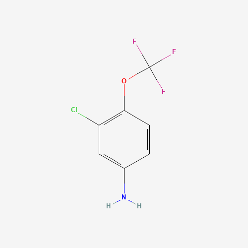 64628-73-5 3-CHLORO-4-(TRIFLUOROMETHOXY)ANILINE chemical structure