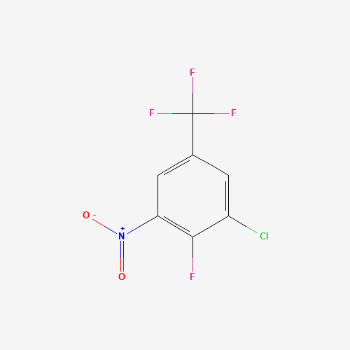 101646-02-0 3-CHLORO-4-FLUORO-5-NITROBENZOTRIFLUORIDE chemical structure