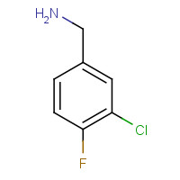 72235-56-4 3-Chloro-4-fluorobenzylamine chemical structure