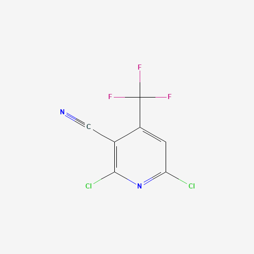 13600-42-5 2,6-Dichloro-4-(trifluoromethyl)nicotinonitrile chemical structure