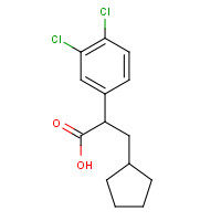 300355-34-4 3-CYCLOPENTYL-2-(3,4-DICHLOROPHENYL)PROPIONIC ACID chemical structure