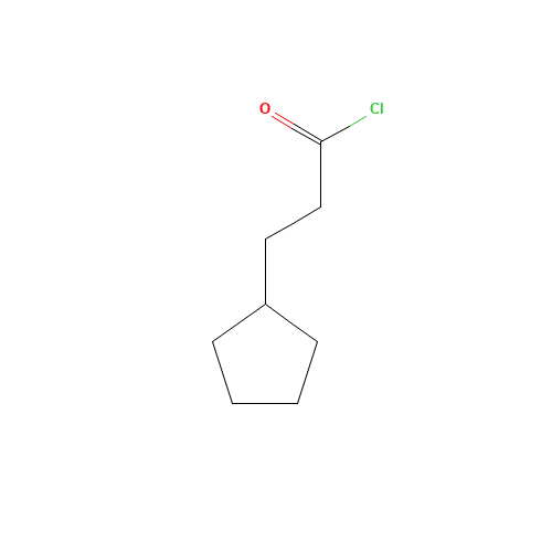 104-97-2 Cyclopentylpropionyl chloride chemical structure