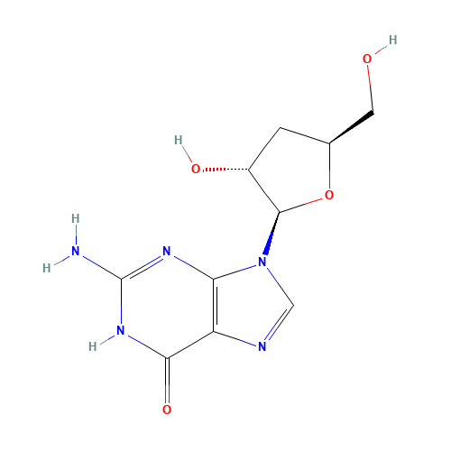 3608-58-0 3'-DEOXYGUANOSINE chemical structure