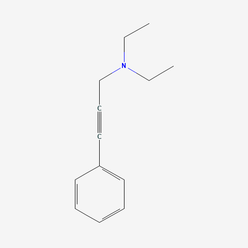 22396-72-1 3-DIETHYLAMINO-1-PHENYLPROPYNE chemical structure