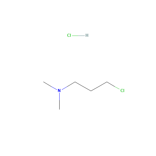 5407-04-5 3-Dimethylaminopropylchloride hydrochloride chemical structure