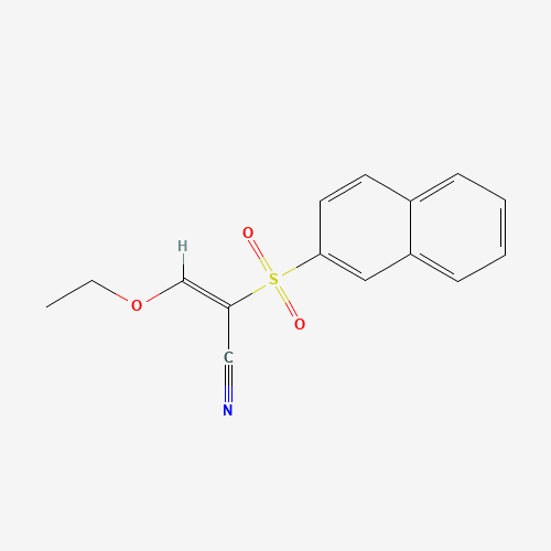 32083-61-7 3-ETHOXY-2-(2-NAPHTHYLSULFONYL)ACRYLONITRILE chemical structure