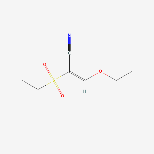 175201-71-5 3-ETHOXY-2-(ISOPROPYLSULFONYL)ACRYLONITRILE chemical structure