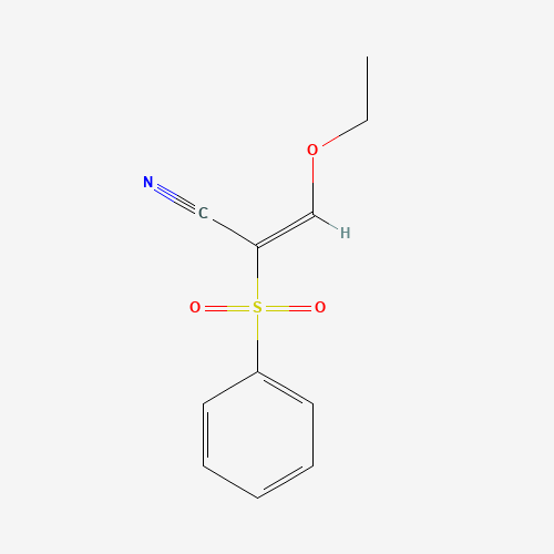 32083-50-4 3-ETHOXY-2-(PHENYLSULFONYL)ACRYLONITRILE chemical structure