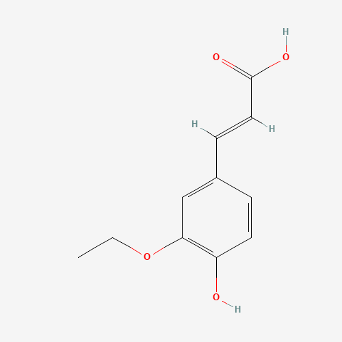 16555-66-1 3-Ethoxy-4-hydroxycinnamicacid chemical structure