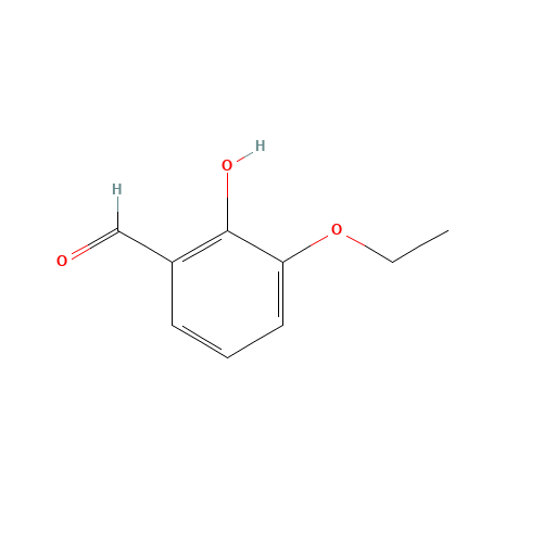 492-88-6 3-ETHOXYSALICYLALDEHYDE chemical structure