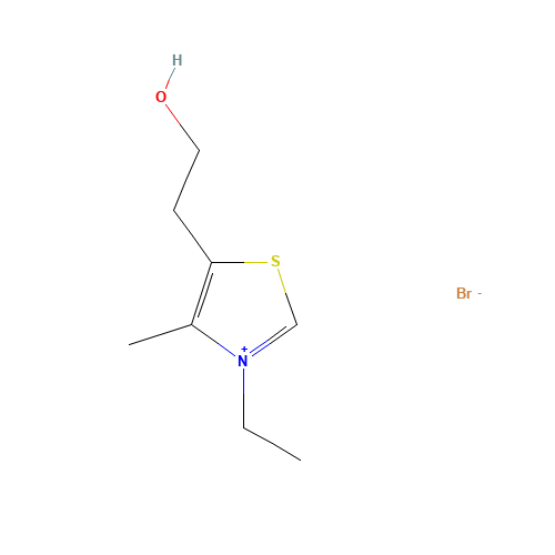 54016-70-5 3-Ethyl-5-(2-hydroxyethyl)-4-methylthiazolium bromide chemical structure