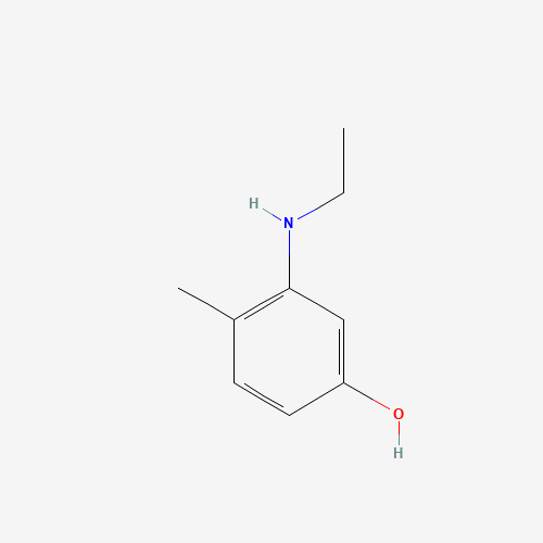 120-37-6 3-Ethylamino-4-methylphenol chemical structure