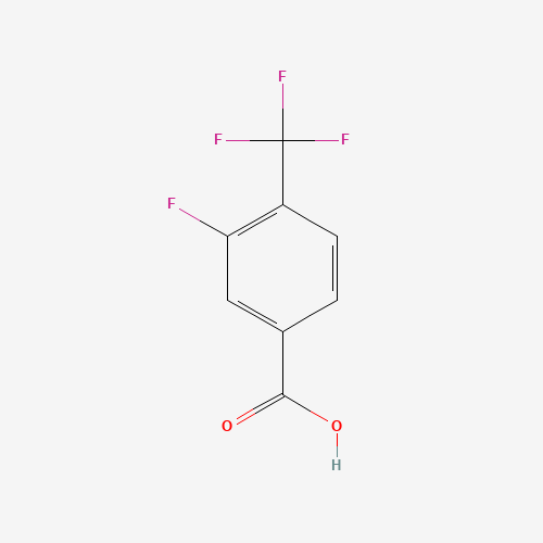 115754-21-7 3-FLUORO-4-(TRIFLUOROMETHYL)BENZOIC ACID chemical structure