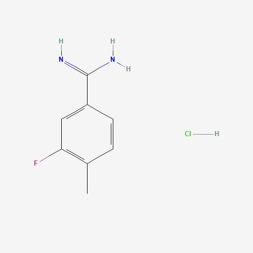 175277-88-0 3-FLUORO-4-METHYLBENZAMIDINE HYDROCHLORIDE chemical structure