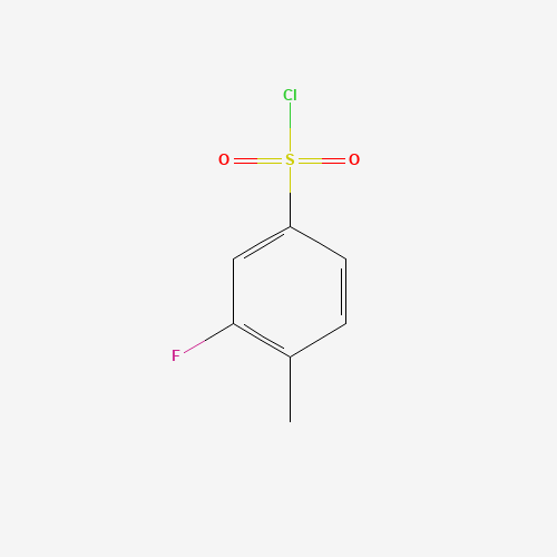 90260-13-2 3-FLUORO-4-METHYLBENZENESULFONYL CHLORIDE chemical structure