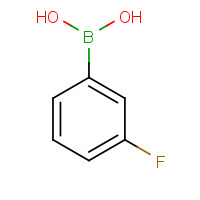768-35-4 3-Fluorophenylboronic acid chemical structure
