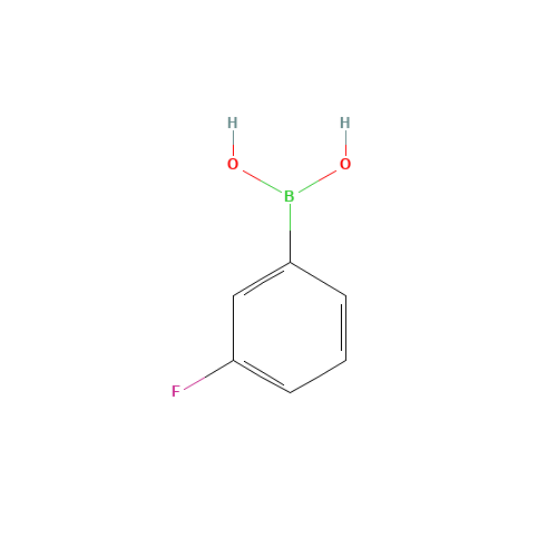 768-35-4 3-Fluorophenylboronic acid chemical structure