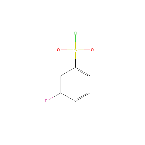 701-27-9 3-FLUOROBENZENESULFONYL CHLORIDE chemical structure