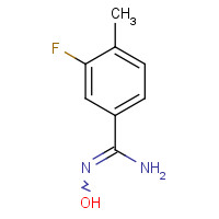 238742-80-8 3-FLUORO-4-METHYLBENZAMIDE OXIME chemical structure