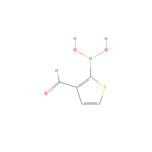 17303-83-2 3-FORMYL-2-THIOPHENEBORONIC ACID chemical structure