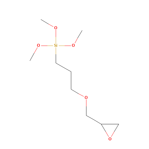 2530-83-8 3-Glycidoxypropyltrimethoxysilane chemical structure