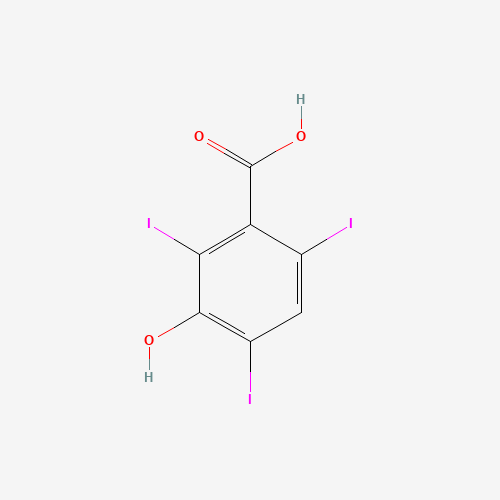 53279-72-4 3-HYDROXY-2,4,6-TRIIODOBENZOIC ACID chemical structure