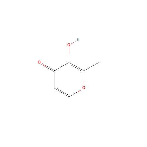 118-71-8 3-Hydroxy-2-methyl-4H-pyran-4-one chemical structure