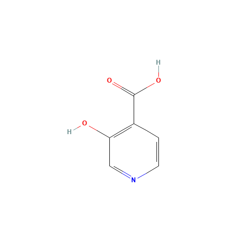 10128-71-9 3-HYDROXY-4-PYRIDINECARBOXYLIC ACID chemical structure