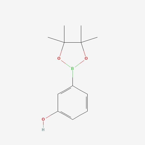 214360-76-6 3-(4,4,5,5-TETRAMETHYL-1,3,2-DIOXABOROLAN-2-YL)PHENOL chemical structure
