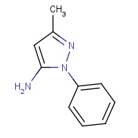 1131-18-6 5-Amino-3-methyl-1-phenylpyrazole chemical structure