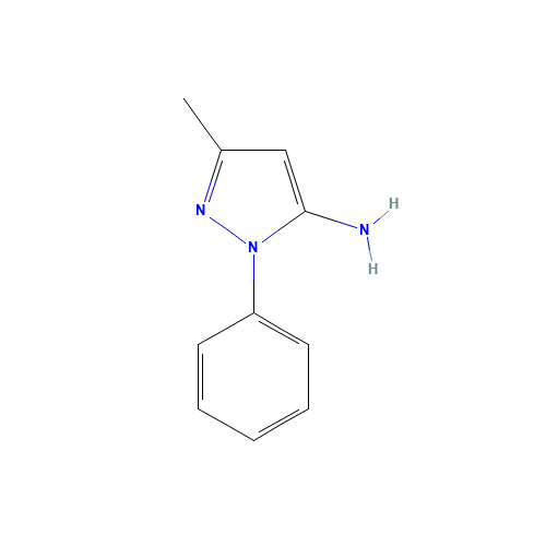 1131-18-6 5-Amino-3-methyl-1-phenylpyrazole chemical structure