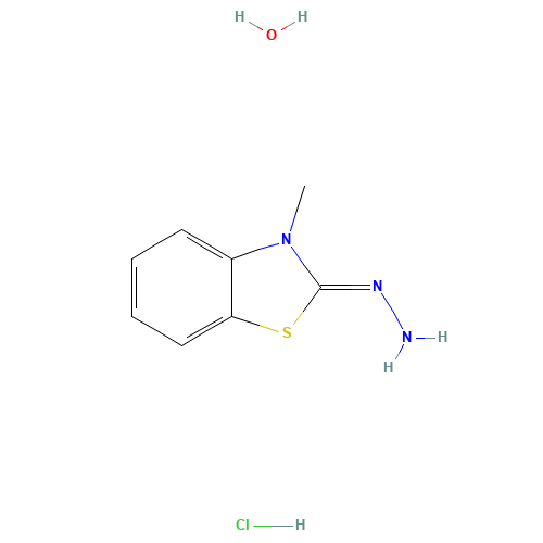 38894-11-0 3-Methyl-2-benzothiazolinone hydrazone hydrochloride monohydrate chemical structure