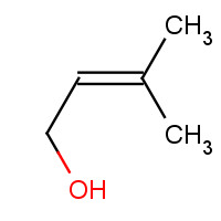 556-82-1 3-Methyl-2-buten-1-ol chemical structure