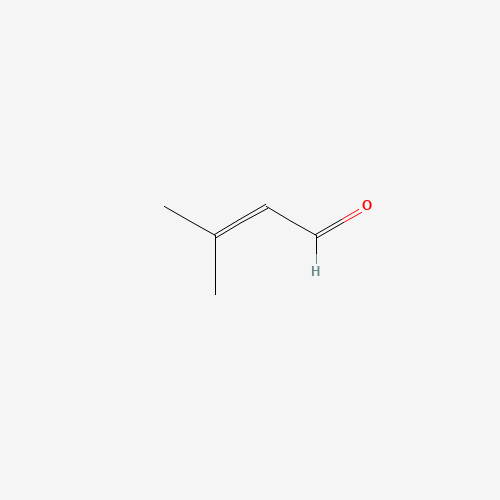 107-86-8 3-Methyl-2-butenal chemical structure