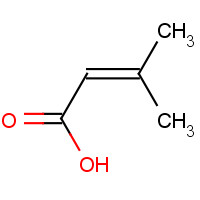 541-47-9 3,3-Dimethylacrylic acid chemical structure